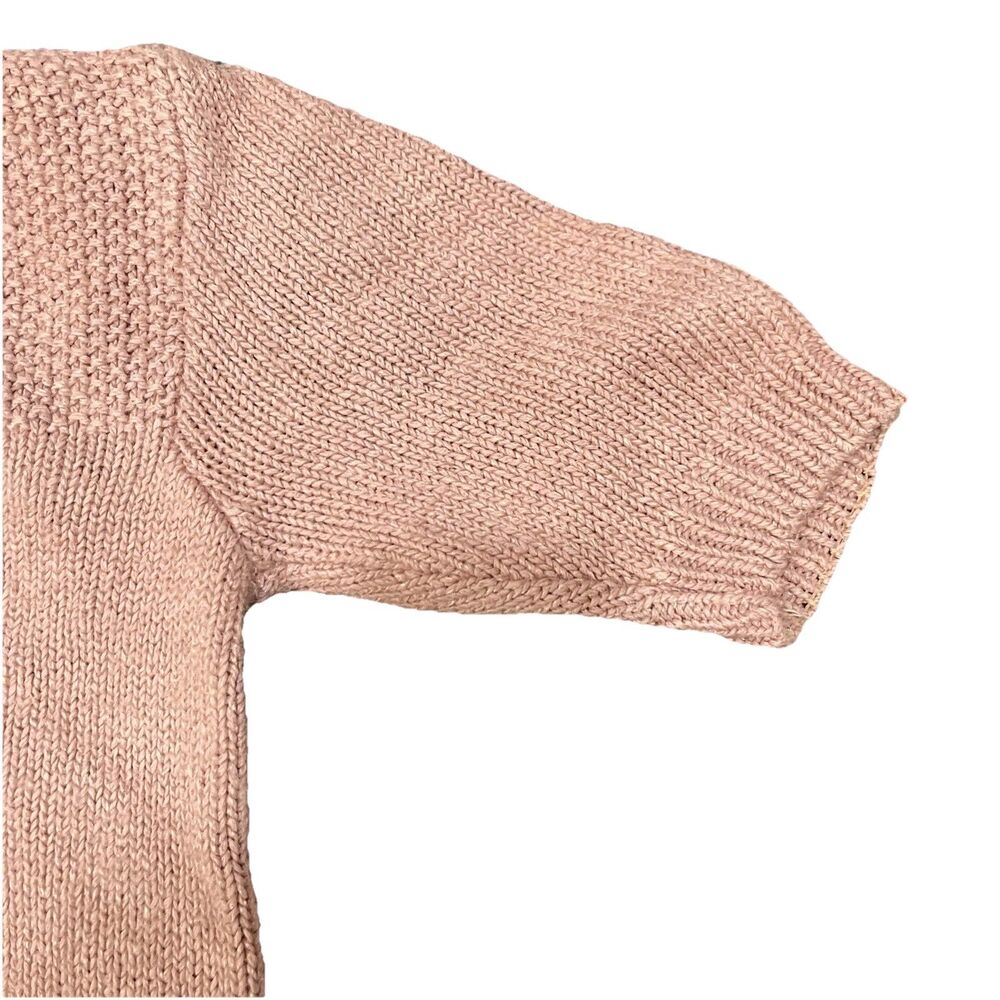 Vintage Silk Rayon Sweater Pink Collared SML Sport Knit Size S - Picture 4 of 9